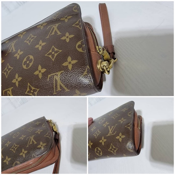 Authentic Louis Vuitton Monogram Canvas Orsay Clutch Brown - Picture 11 of 16